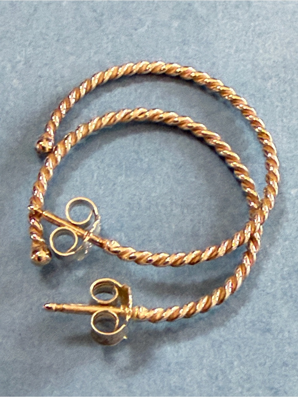 Retired PANDORA Twisted Hoop Earrings